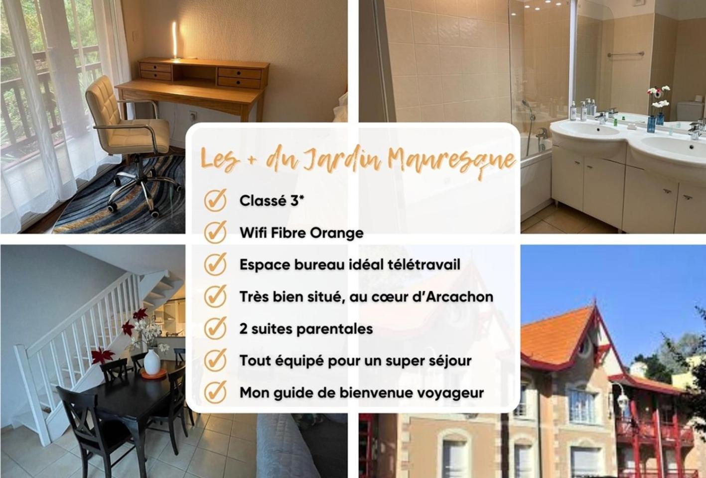 Superbe Appartement En Hyper Centre, Proche Plage Arcachon Exterior foto